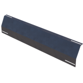 Esdec FlatFix Fusion Wind deflector, rear, portrait, black- Rubicon UK Shop